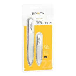 BIO-H-TIN Conjunto de limas de vidro para unhas, 1 unidade