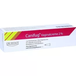 CANIFUG Creme vaginal 2% com 3 aplicações, 20 g