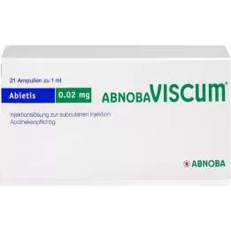 ABNOBAVISCUM Ampolas de Abietis 0,02 mg, 21 unid