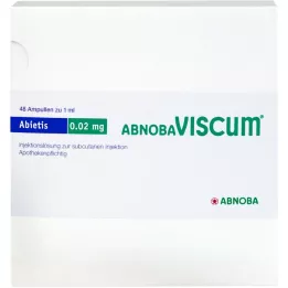 ABNOBAVISCUM Ampolas de Abietis 0,02 mg, 48 unid