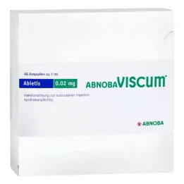 ABNOBAVISCUM Ampolas de Abietis 0,02 mg, 48 unid
