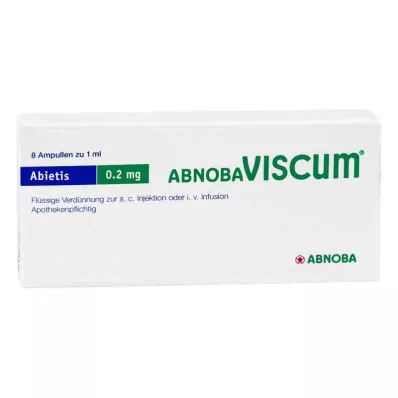 ABNOBAVISCUM Ampolas de Abietis 0,2 mg, 8 unid