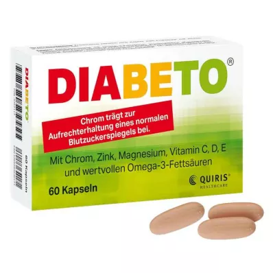 DIABETO Cápsulas, 60 unidades DIABETO Cápsulas, 60 unidades