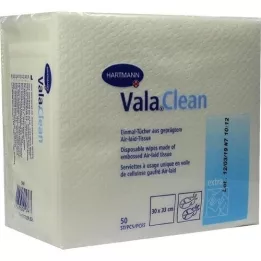 VALACLEAN Toalhetes descartáveis extra, 50 unidades