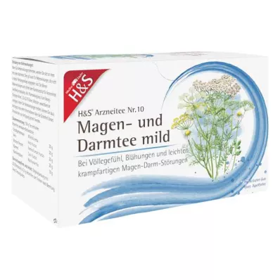 H&S Chá para o estômago e intestinos saco de filtro suave, 20X2,0 g H&S Chá para o estômago e intestinos saco de filtro suave, 20X2,0 g