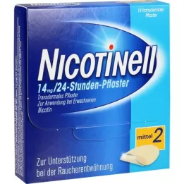 NICOTINELL 14 mg/24 horas adesivo 35mg, 14 unid