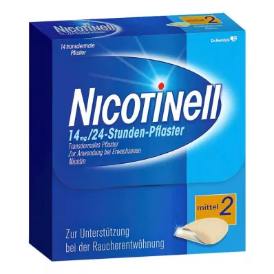 NICOTINELL 14 mg/24 horas adesivo 35mg, 14 unid NICOTINELL 14 mg/24 horas adesivo 35mg, 14 unid