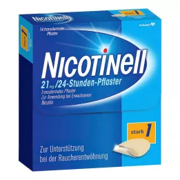 NICOTINELL 21 mg/24 horas adesivo 52,5 mg, 14 unidades