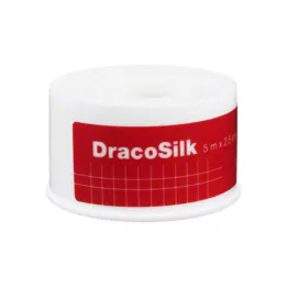 DRACOSILK Rolo de gesso 2,5 cmx5 m, 1 pc