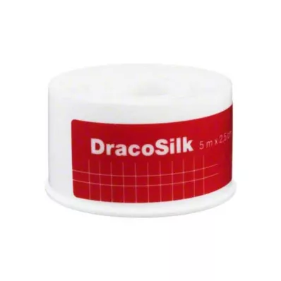 DRACOSILK Rolo de gesso 2,5 cmx5 m, 1 pc DRACOSILK Rolo de gesso 2,5 cmx5 m, 1 pc