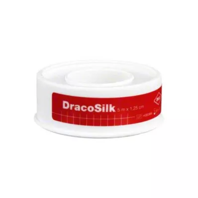 DRACOSILK Rolo de gesso 1,25 cmx5 m, 1 pc DRACOSILK Rolo de gesso 1,25 cmx5 m, 1 pc