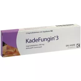KADEFUNGIN 3 comprimidos vaginais, 3 unid