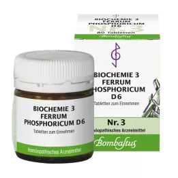 [3 ferrum phosphoricum D 6 comprimidos, 80 unid