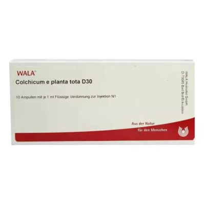 COLCHICUM E planta tota D 30 ampolas, 10X1 ml COLCHICUM E planta tota D 30 ampolas, 10X1 ml