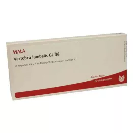 VERTEBRA lumbalis GL D 6 ampolas, 10X1 ml
