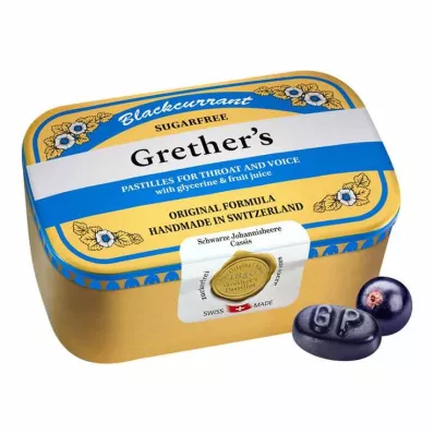 GRETHERS Groselha preta Prata past.lata, 440 g