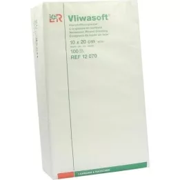 VLIWASOFT Compressas de tecido não tecido 10x20 cm não esterilizadas 4l, 100 unidades