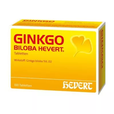 GINKGO BILOBA HEVERT Comprimidos, 100 unidades
