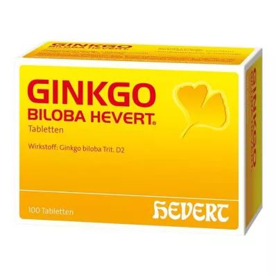 GINKGO BILOBA HEVERT Comprimidos, 100 unidades GINKGO BILOBA HEVERT Comprimidos, 100 unidades