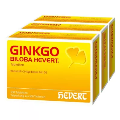 GINKGO BILOBA HEVERT Comprimidos, 300 unidades