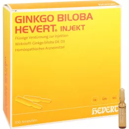 GINKGO BILOBA HEVERT Ampolas injectáveis, 100 pcs