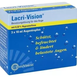 LACRI-VISION Colírio para os olhos, 3X10 ml