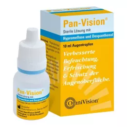 PAN-VISION Colírio para os olhos, 3X10 ml