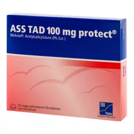 ASS TAD 100 mg proteger comprimidos revestidos por película com revestimento entérico, 50 unidades