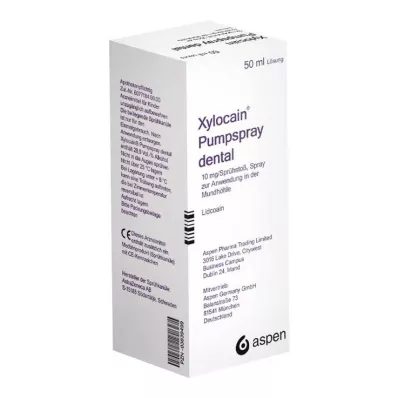 XYLOCAIN PUMPSPRAY DENTAL, 50 ml XYLOCAIN PUMPSPRAY DENTAL, 50 ml