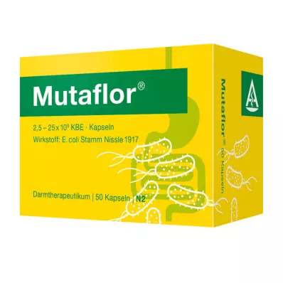 MUTAFLOR Cápsulas duras gastrorresistentes, 50 unidades MUTAFLOR Cápsulas duras gastrorresistentes, 50 unidades