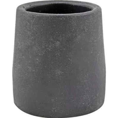 KRÜCKENKAPSEL Inserção em aço preto de 28 mm para andarilhos, 1 unidade KRÜCKENKAPSEL Inserção em aço preto de 28 mm para andarilhos, 1 unidade