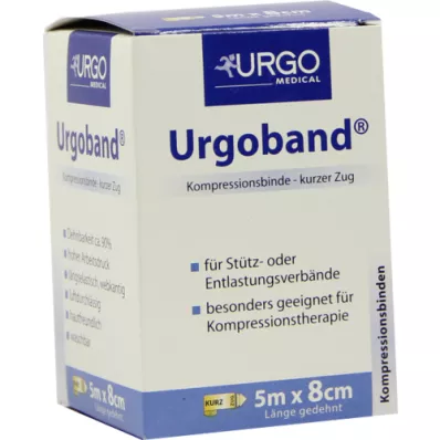 URGOBAND Ligadura elástica curta 8 cmx5 m, 1 pc