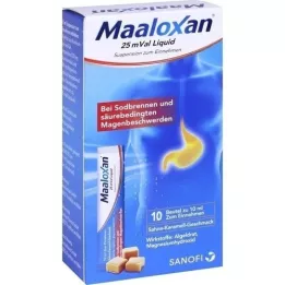 MAALOXAN 25 mVal Líquido, 10X10 ml