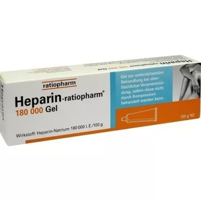 HEPARIN-RATIOPHARM 180.000 U.I. gel, 100 g