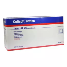 CUTISOFT Algodão Compr.10x20 cm ster.8fold, 25X2 pcs