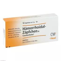 HÄMORRHOIDAL Supositório N Cosmochema, 12 unid