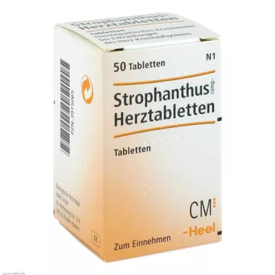 STROPHANTHUS COMP.Comprimidos para o coração, 50 unidades STROPHANTHUS COMP.Comprimidos para o coração, 50 unidades
