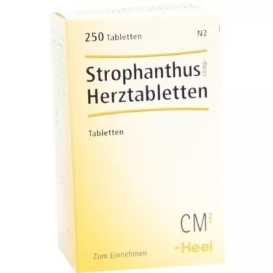 STROPHANTHUS COMP.Comprimidos para o coração, 250 unidades