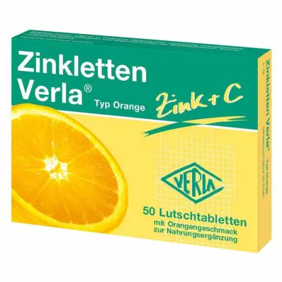 ZINKLETTEN Verla Orange Lozenges, 50 Cápsulas