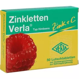 ZINKLETTEN Verla Raspberry Lozenges, 50 Cápsulas