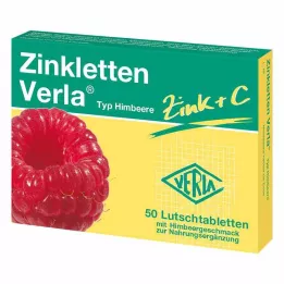 ZINKLETTEN Verla Raspberry Lozenges, 50 Cápsulas