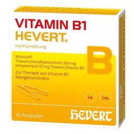 VITAMIN B1 HEVERT Ampolas, 10 unid