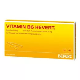 VITAMIN B6 HEVERT Ampolas, 10X2 ml
