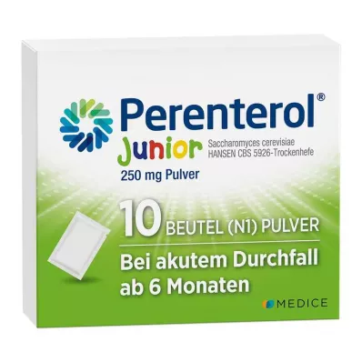 PERENTEROL Júnior 250 mg saqueta de pó, 10 unid PERENTEROL Júnior 250 mg saqueta de pó, 10 unid