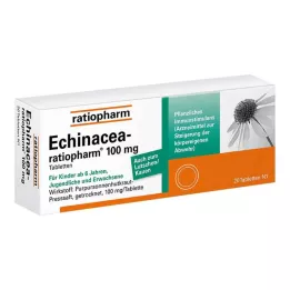 ECHINACEA-RATIOPHARM Comprimidos de 100 mg, 20 unidades