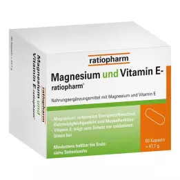 MAGNESIUM UND VITAMIN E-ratiopharm Capsules, 60 cápsulas