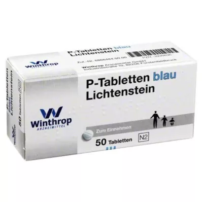 P TABLETTEN azul, passo 8 mm, 50 unid