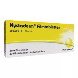 NYSTADERM Comprimidos revestidos por película, 20 unidades