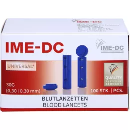 IME-DC Lancetas/agulhas para dispositivo de punção, 100 pcs