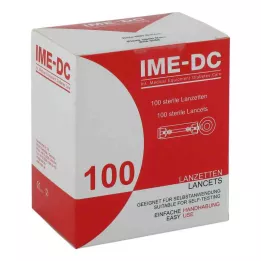 IME-DC Lancetas/agulhas para dispositivo de punção, 100 pcs